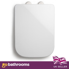 Toilet seat white for sale  LEEDS