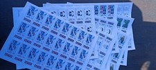 Planche timbres 100g d'occasion  Draveil