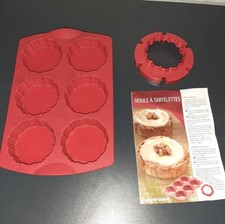 Moule tartelettes silicone d'occasion  Sainte-Menehould
