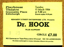 Hook concert ticket for sale  PRESTONPANS