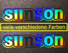 2 x naklejka na zbiornik SIMSON 17 cm • hologram • naklejka S50 S51 S70 S53 S83 naklejka na sprzedaż  Wysyłka do Poland