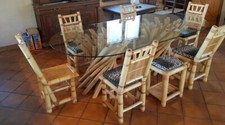 Grande table bambou d'occasion  Bazas