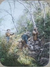 Trail Building Rangers, Angeles National Forest, CA, Magic Lantern Glass Slide comprar usado Trail Building Rangers, Angeles National Forest, CA, Magic Lantern Glass Slide comprar usado  Enviando para Brazil