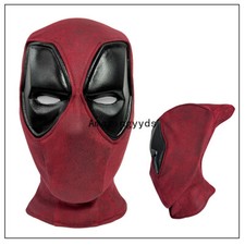 Deadpool 3 Cosplay Prop Mask Wade Wilson Masculino Máscara Vermelha Headgear Alta Qualidade, usado comprar usado  Enviando para Brazil