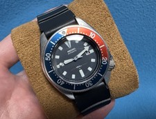 Usado, Relógio masculino SEIKO 4205-014B DIVER Pepsi automático 32mm tamanho menino comprar usado  Enviando para Brazil
