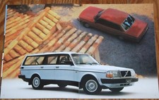 1986 Volvo 240 244 245 Prospekt brochure n 140 164 260 nl comprar usado  Enviando para Brazil