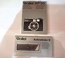 Rollei libretti istruzioni usato  Roma