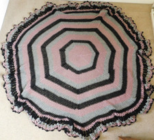 Vtg crochet tablecloth for sale  BROMSGROVE