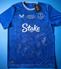 Usado, Camisa EVERTON Farewell Goodison assinada por 11 - PROVA/COA - Beto Tarkowski Ndiaye comprar usado  Enviando para Brazil