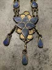 vintage lapis lazuli necklace for sale  BROMSGROVE