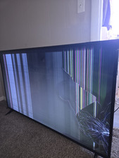 TV 55' Philips tela plana, rachada, peças de TV comprar usado  Enviando para Brazil