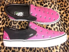 RARO Bordado FLY Madrid Rosa AMOSTRA NFR SLIP ON Sapatos de Skate Camurça W 9 M 10.5 comprar usado  Enviando para Brazil