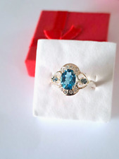 Bague topaze bleu d'occasion Bague topaze bleu d'occasion  L'Île-Rousse