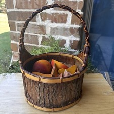 Vtg basket bark for sale  Little Elm