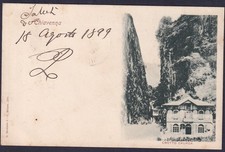 Cartolina chiavenna grotto usato  Vittuone
