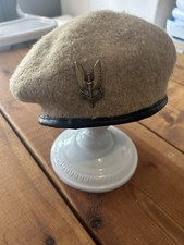 Sand brown beret for sale  STOURPORT-ON-SEVERN