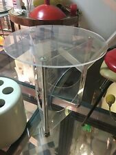 TAVOLINO 60s PERSPEX ROTELLE DESIGN WHEELS COFFE TABLE comprar usado  Enviando para Brazil