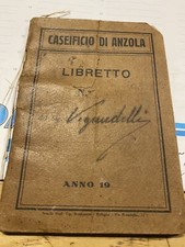 Caseificio anzola libretto usato  Casalecchio di Reno