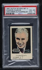 1957 Dutch Gum Unnumbered Studio Series 2 Autografbilder Charles Chaplin PSA 4 comprar usado  Enviando para Brazil