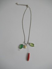 Collier pastilles bleu d'occasion  Conflans-Sainte-Honorine