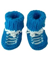 Babyschuhe selbstgestrickte so gebraucht kaufen  Leipzig