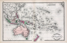 1897 oceania map for sale  Carefree