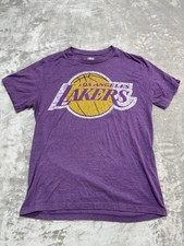 Camiseta masculina NBA Los Angeles Lakers pequena estilo vintage roxa manga curta em excelente estado usado comprar usado  Enviando para Brazil