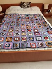 Plaid vintage crochet d'occasion Plaid vintage crochet d'occasion  Commercy