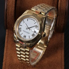 Usado, GoldTone DualView | 40 mm | Roman Dial | Fluted Bezel | 3-Row Link | Automatic comprar usado Usado, GoldTone DualView | 40 mm | Roman Dial | Fluted Bezel | 3-Row Link | Automatic comprar usado  Enviando para Brazil