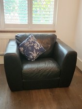 Faux leather armchair for sale  EPSOM