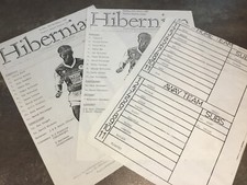 Collection hibernian 1980s for sale  MONTROSE