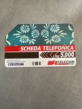 Scheda telefonica uova usato  Sori