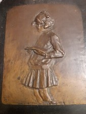 Scultura piastra bronzo usato  Brescia