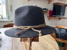 Herrenhut anthrazit filz gebraucht kaufen  Kremperheide