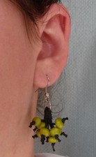 Boucles oreilles cuir d'occasion  Castelnau-le-Lez