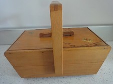 Scatola cucito legno usato  Roma