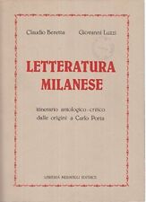 Letteratura milanese itinerari usato  Sesto San Giovanni