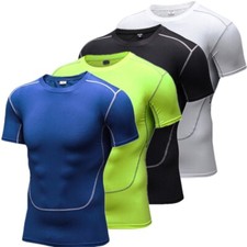 Herren Rash Guard Badeanzug Kurzarm T-Shirt UV Schutz Badeshirt Sport Wetsuits comprar usado  Enviando para Brazil
