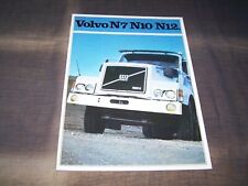 TOPRARITÄT Schöner Prestige Prospekt Volvo N7 N10 N12 LKW von 1981 !!! comprar usado  Enviando para Brazil