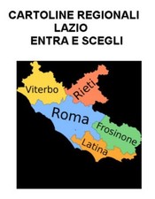 Cartoline paesaggistiche lazio usato  Italia
