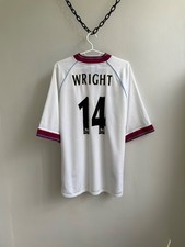 West Ham United 1998 1999 Wright #14 Wyjazdowa koszulka piłkarska Koszulka piłkarska Kucyk, używany na sprzedaż  Wysyłka do Poland