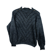 Pull gris foncé d'occasion  Ménéac