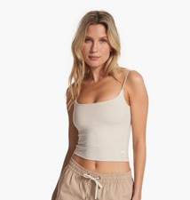 Usado, Sutiã regata feminino Vuori Lux cami bege alça dupla prateleira embutida tamanho XL VW1111 comprar usado  Enviando para Brazil