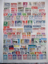 Lot 120 timbres d'occasion  Châteauneuf-sur-Loire