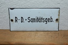Altes emailschild 60er gebraucht kaufen  Limbach-Oberfrohna