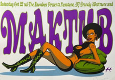 Pôster Maktub 2005 Seattle – Assinado e numerado por Justin Hampton – 24x34, usado comprar usado Pôster Maktub 2005 Seattle – Assinado e numerado por Justin Hampton – 24x34, usado comprar usado  Enviando para Brazil