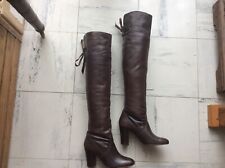 Cuissardes cuir marron d'occasion  Neuilly-sur-Seine