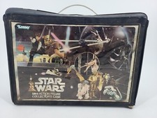 Mini figura de acción de vinilo Star Wars estuche de coleccionista con bandejas póster y pegatinas segunda mano  Embacar hacia Mexico