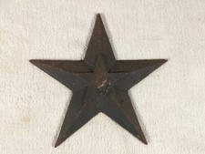 Antiga placa âncora estrela fazenda primitiva de cinco pontos ferro fundido azul sem furo comprar usado  Enviando para Brazil
