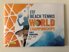 Usado, 2019 Poste Folder ITF Beach Tennis World Championship Terrarcina Italy LE 3500  comprar usado  Enviando para Brazil